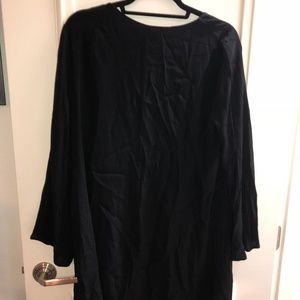 black shift dress